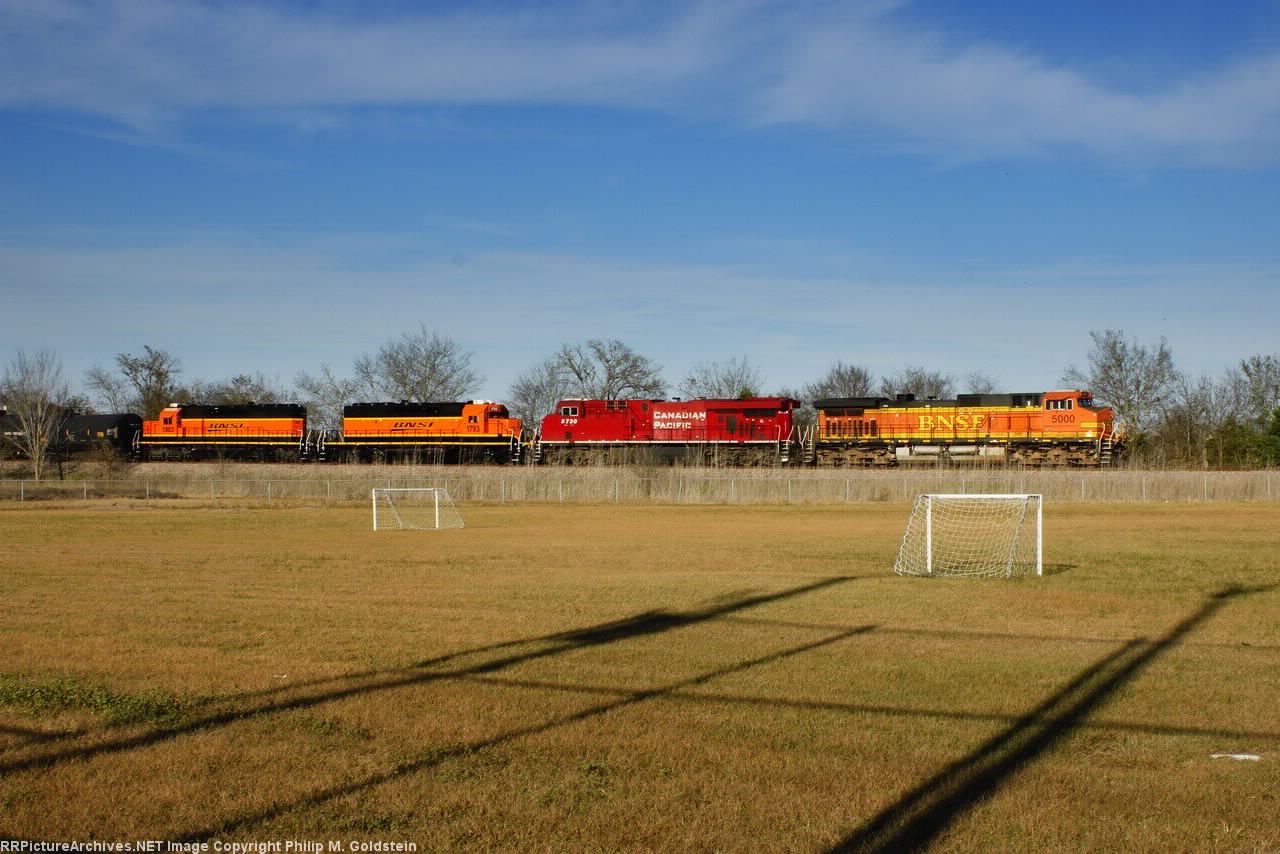 BNSF 5000, CP 8730, BNSF 1793, 1903